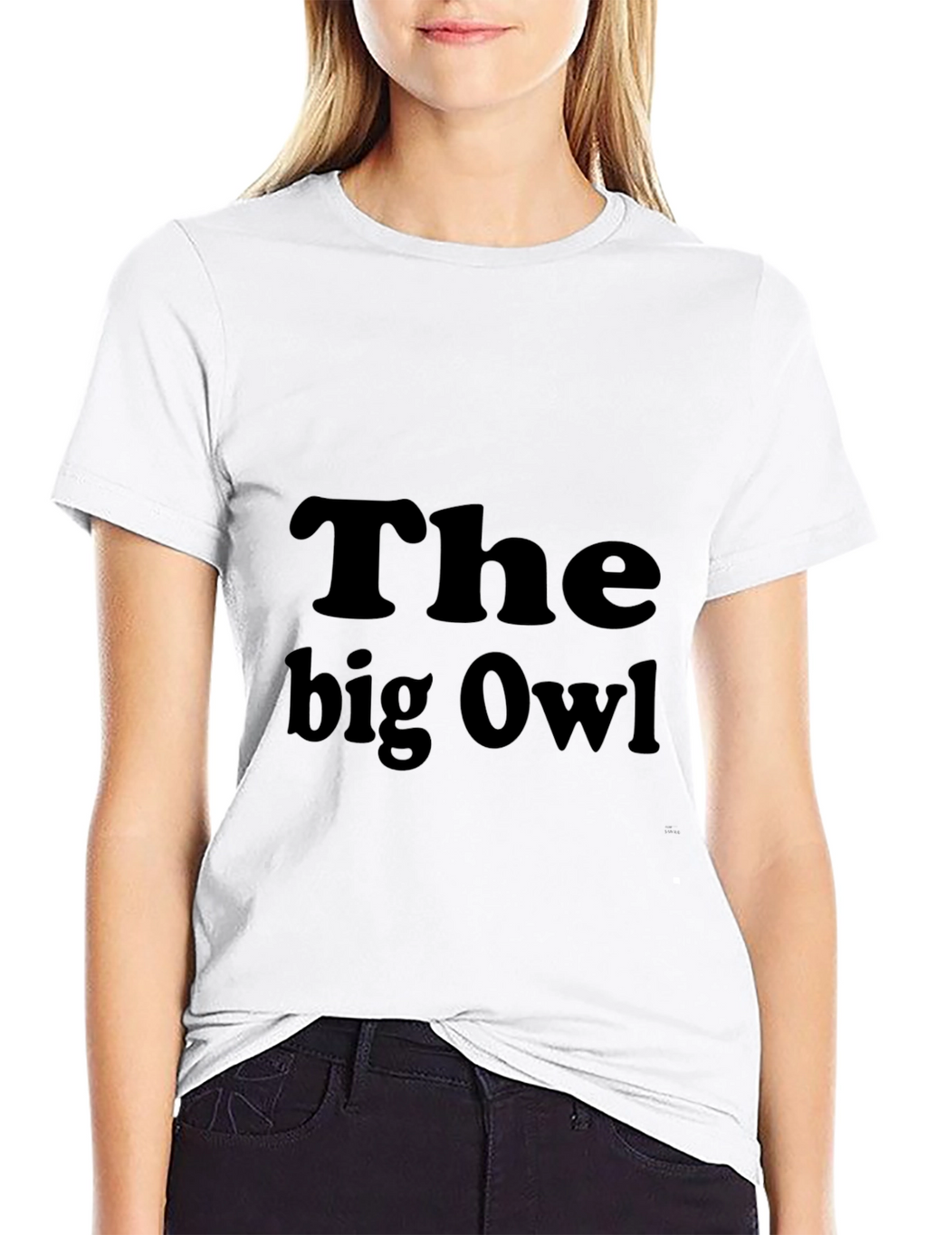 The Big Owl Black Graphic Tee - Mens