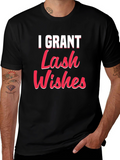 I Grant Lash Wishes Black T-Shirt