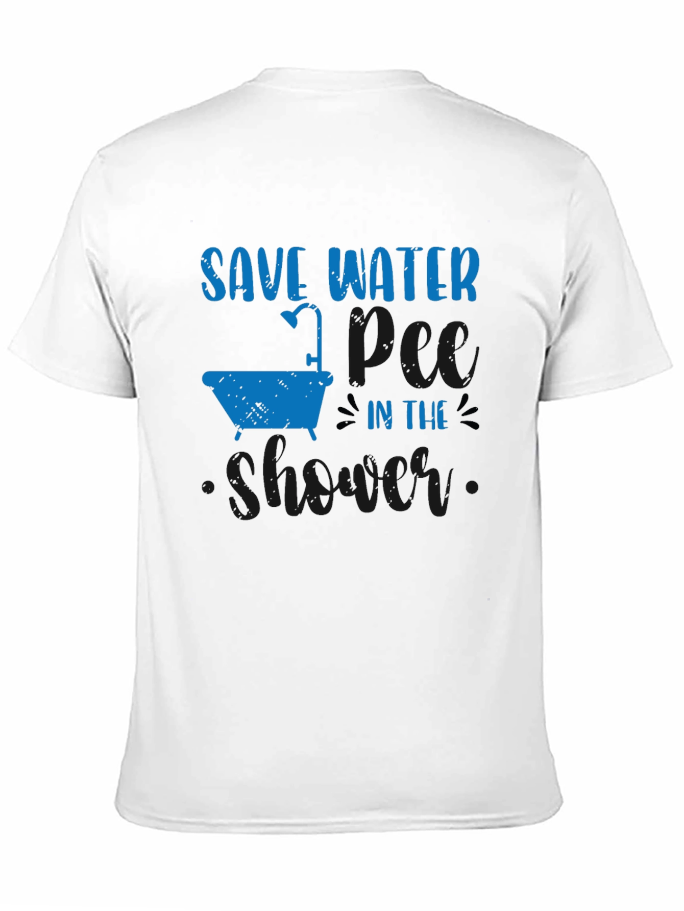 Save Water Shower T-Shirt - Eco-Friendly Humor
