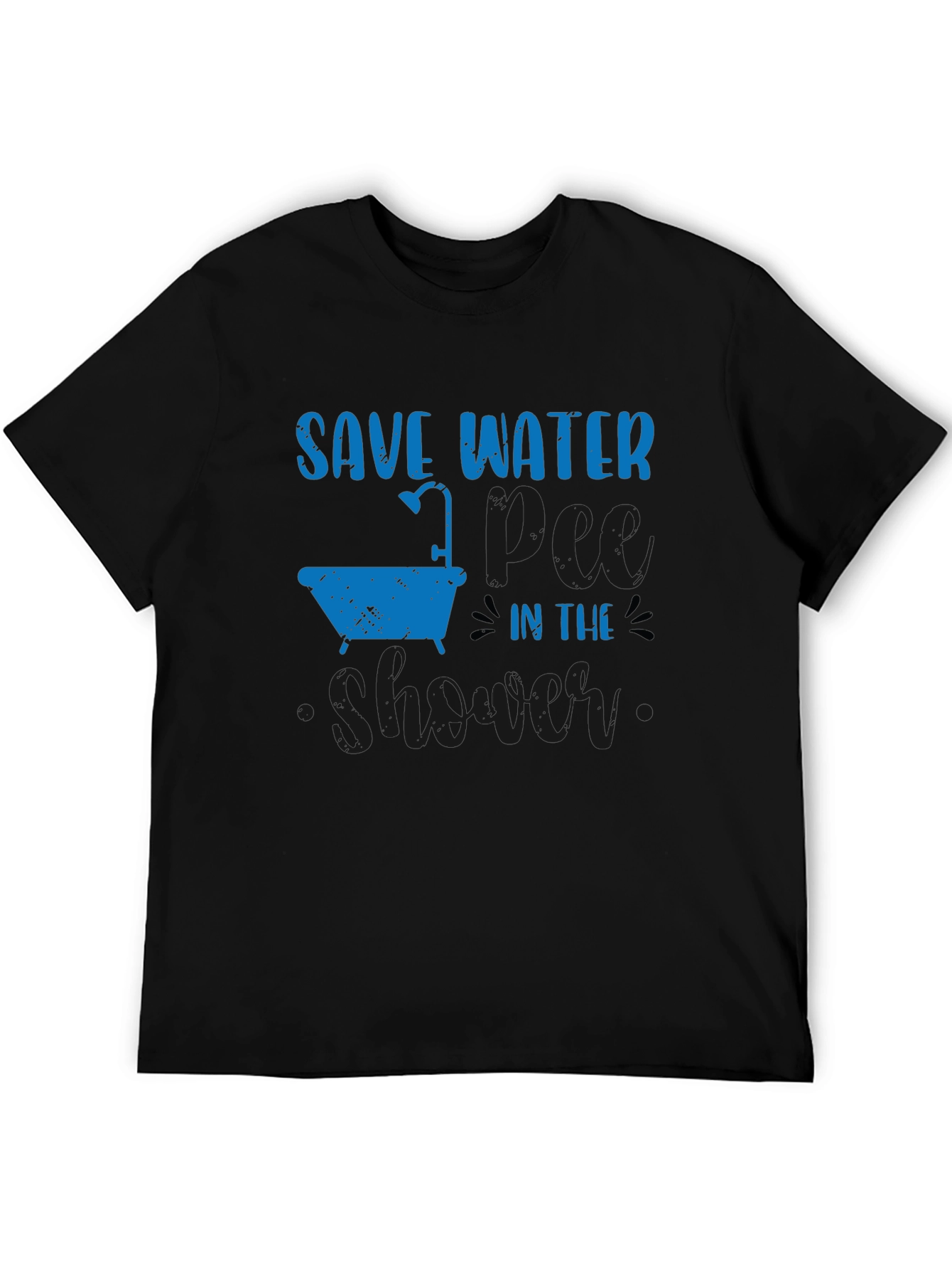 Save Water Shower T-Shirt - Eco-Friendly Humor
