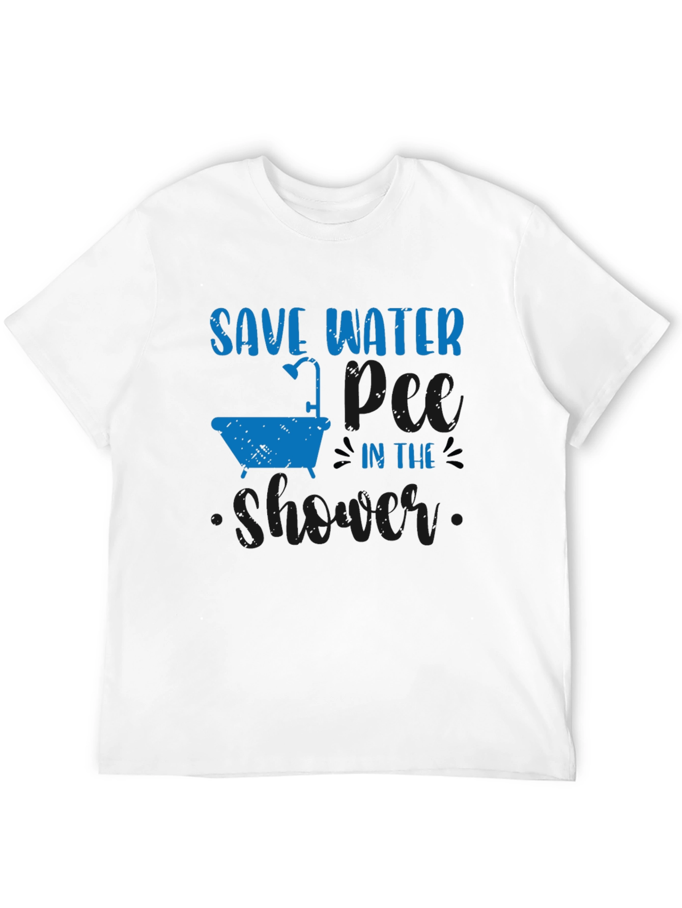 Save Water Shower T-Shirt - Eco-Friendly Humor