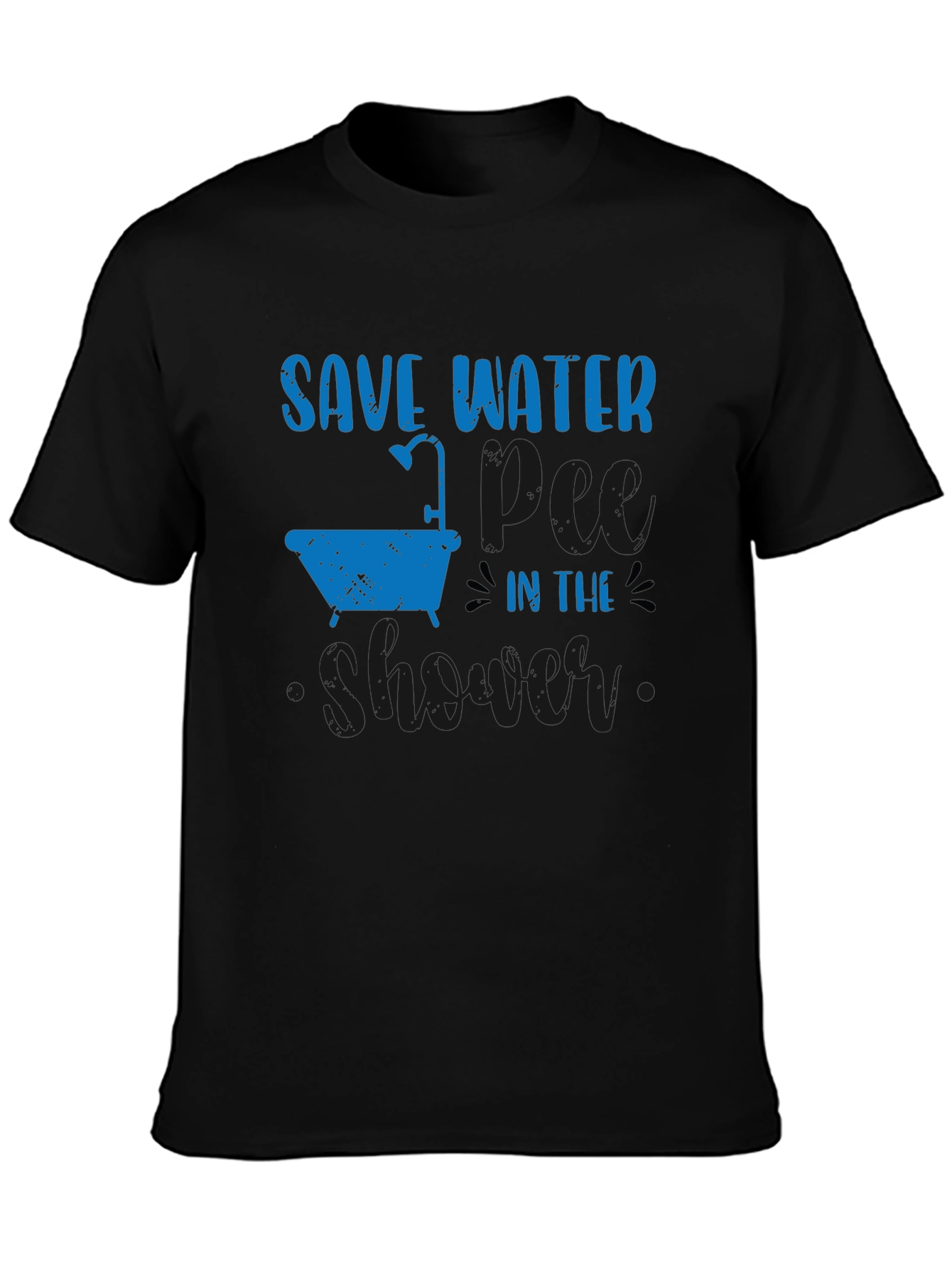 Save Water Shower T-Shirt - Eco-Friendly Humor