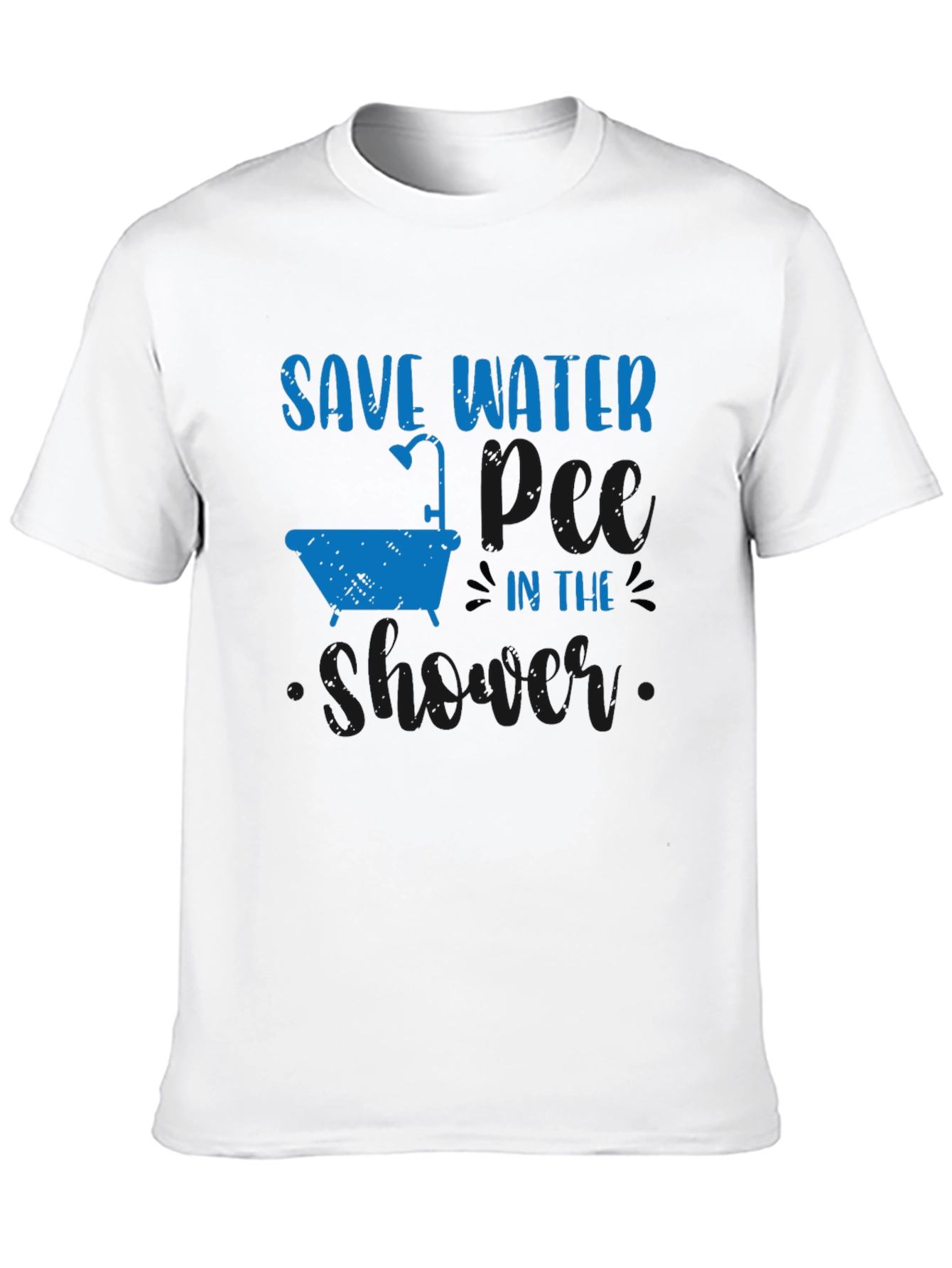 Save Water Shower T-Shirt - Eco-Friendly Humor