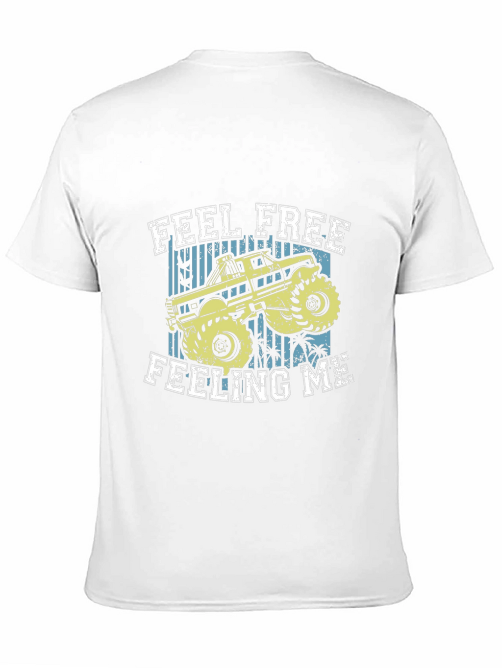 Feel Free Monster Truck Graphic T-Shirt