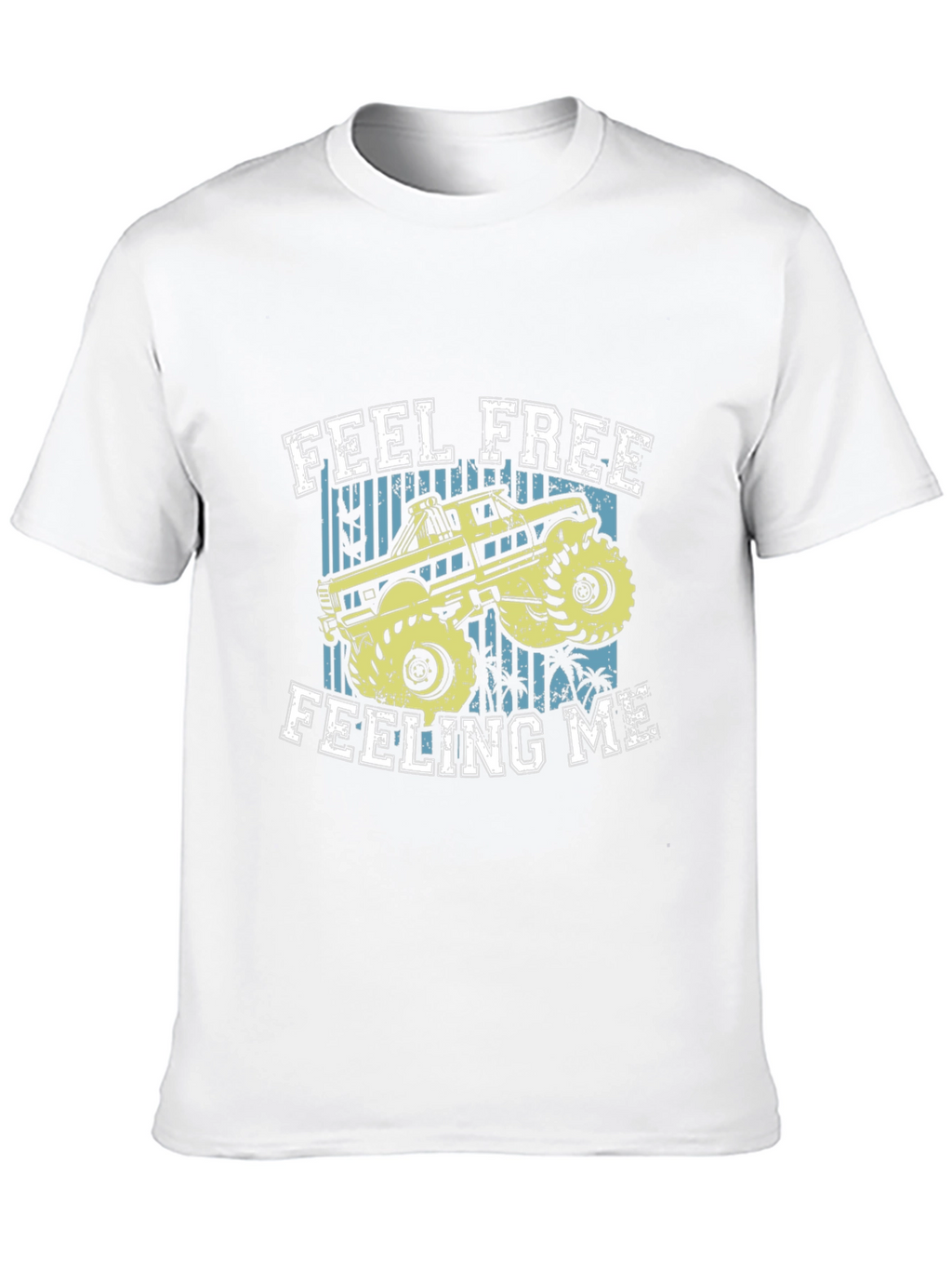 Feel Free Monster Truck Graphic T-Shirt