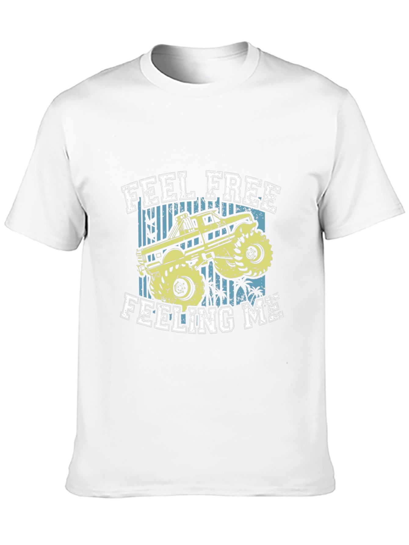 Feel Free Monster Truck Graphic T-Shirt