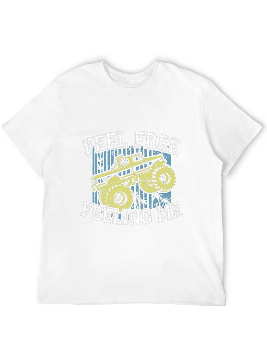 Feel Free Monster Truck Graphic T-Shirt