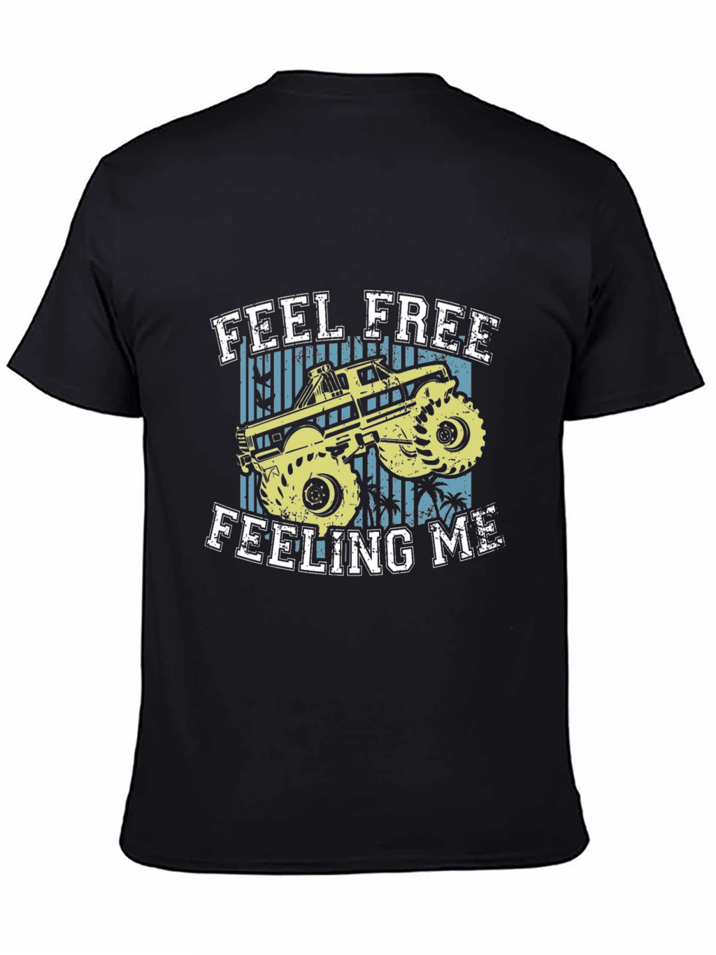 Feel Free Monster Truck Graphic T-Shirt