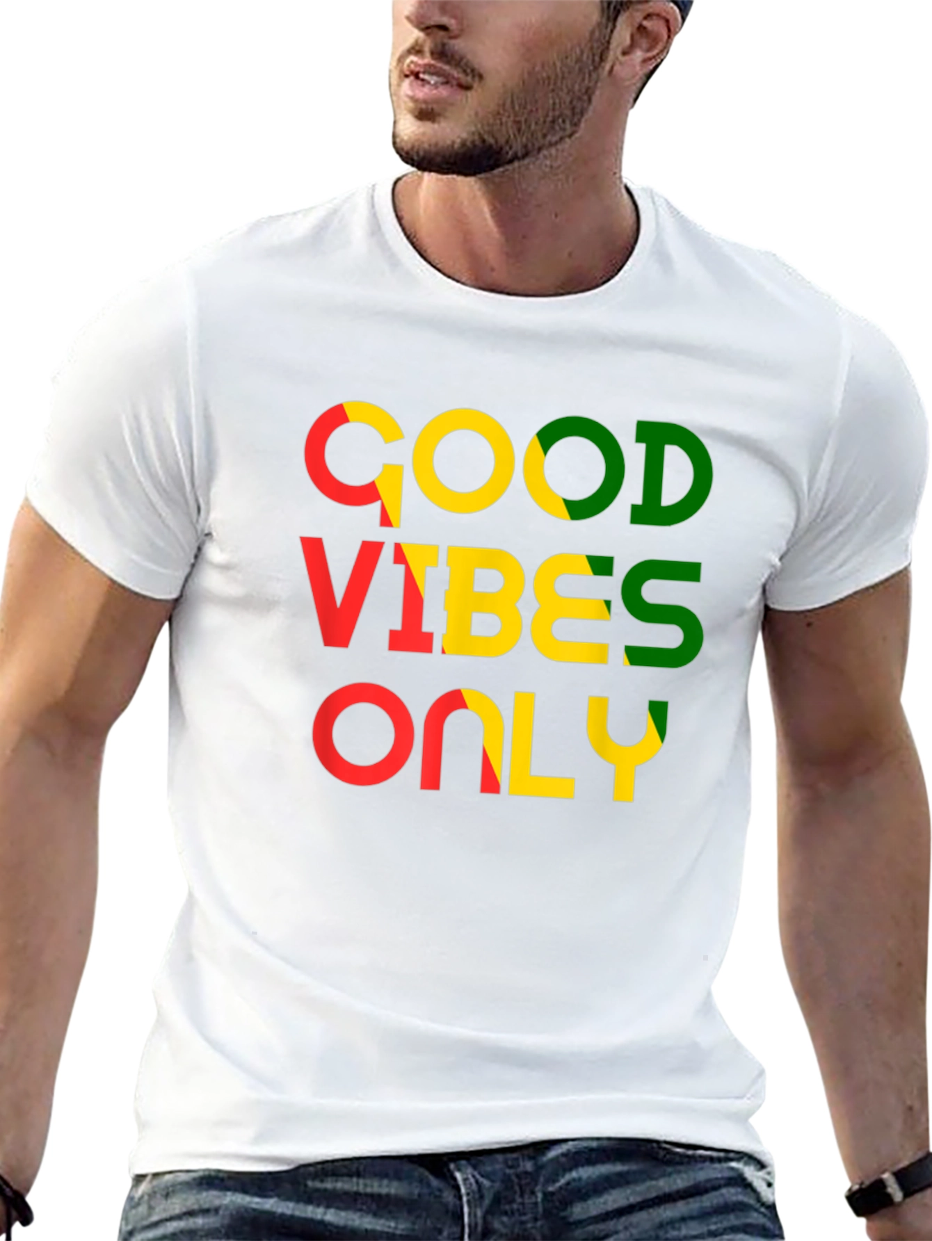 Good Vibes Only Black Graphic Tee