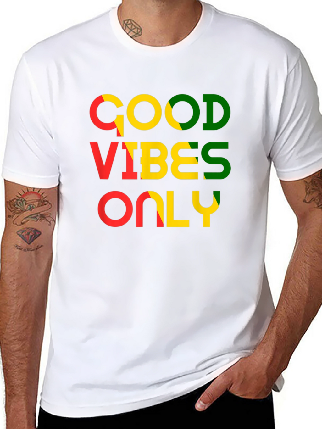 Good Vibes Only Black Graphic Tee