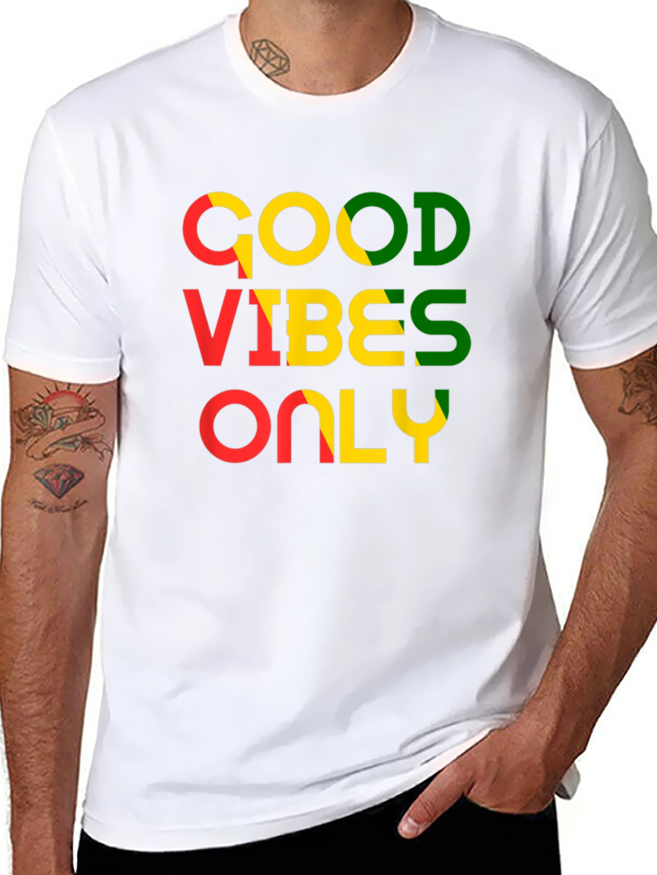Good Vibes Only Black Graphic Tee