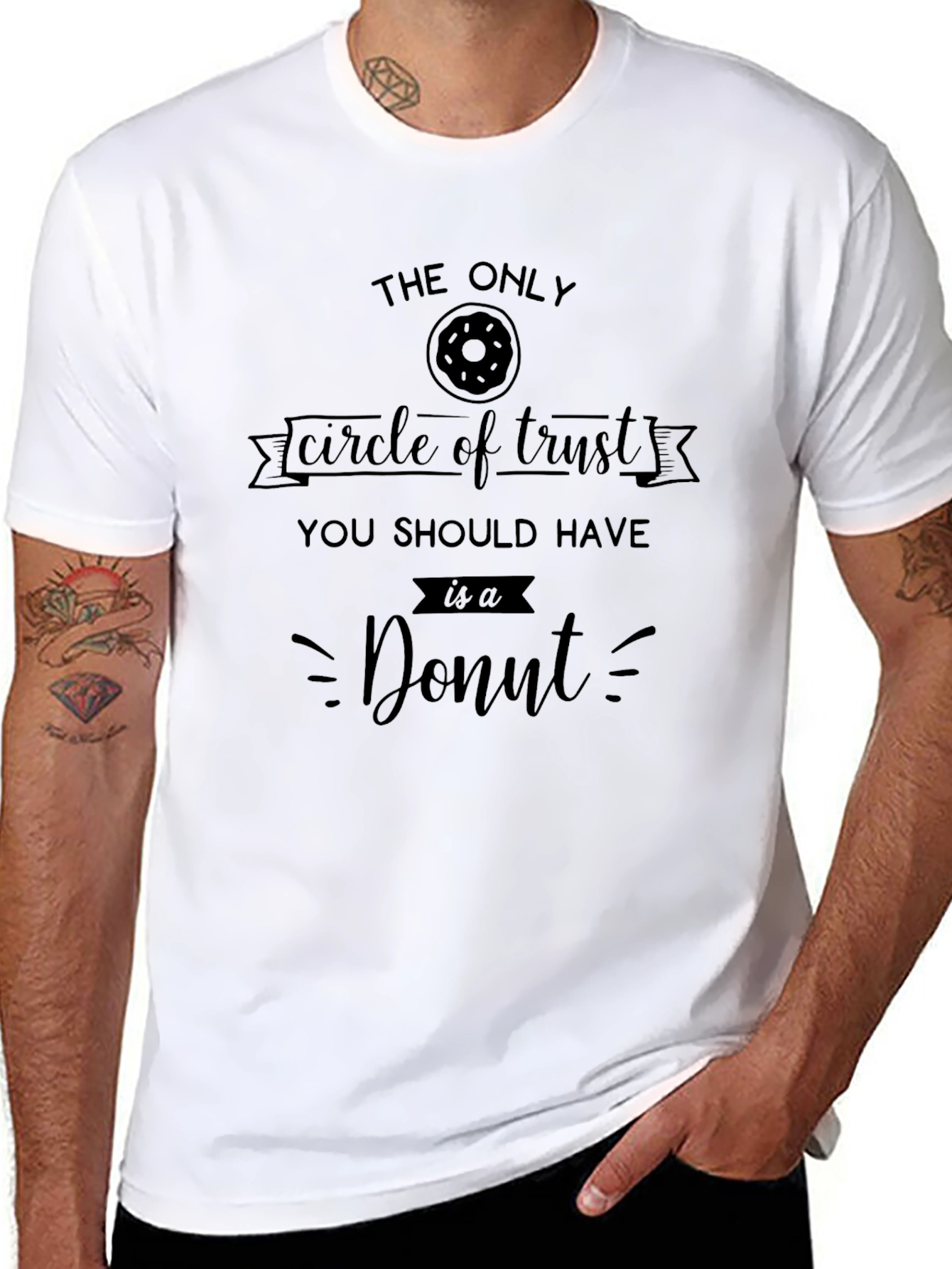 Funny Donut Circle of Trust T-Shirt