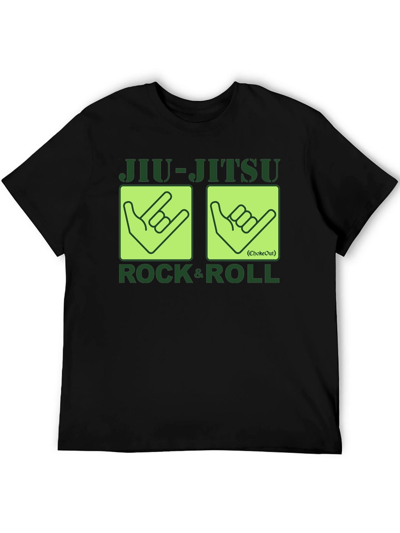 Jiu-Jitsu Rock & Roll Graphic T-Shirt - Martial Arts Tee
