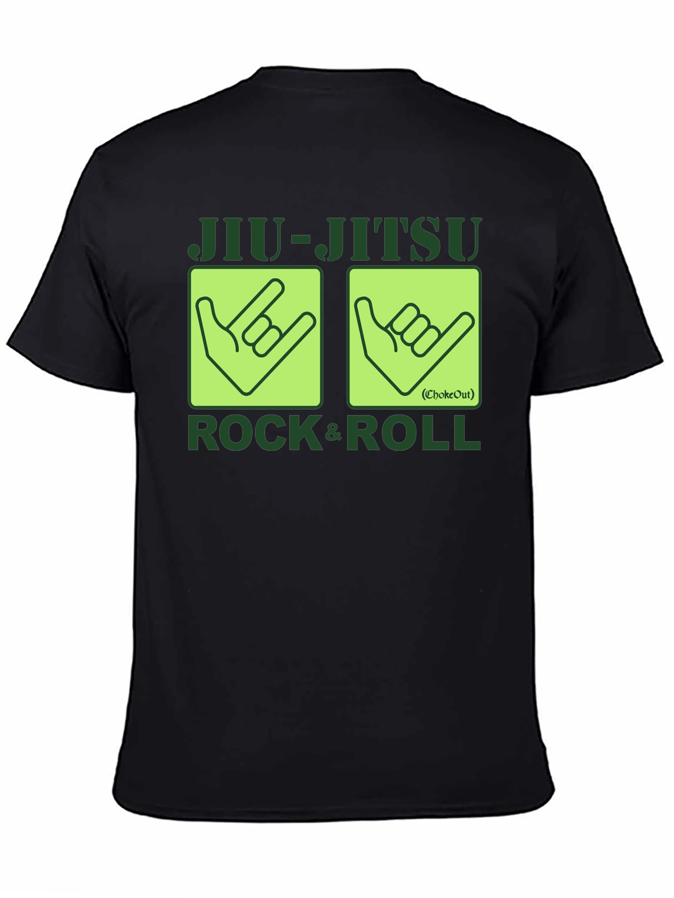 Jiu-Jitsu Rock & Roll Graphic T-Shirt - Martial Arts Tee