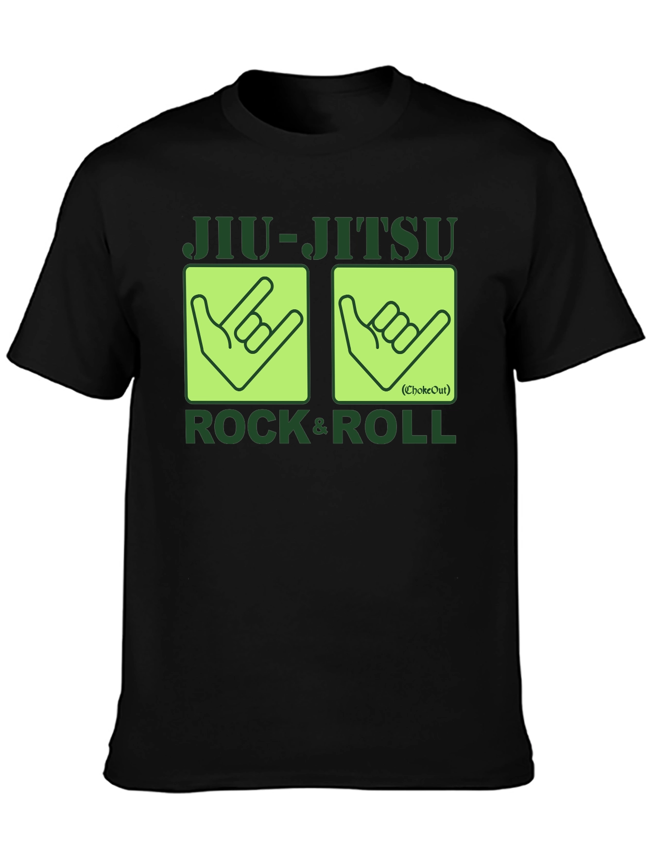 Jiu-Jitsu Rock & Roll Graphic T-Shirt - Martial Arts Tee