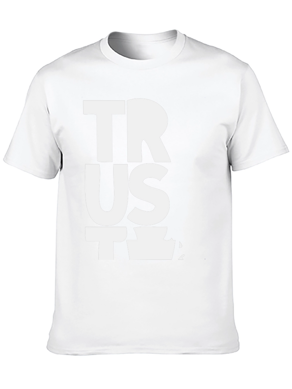 Trust T-Shirt Black Cotton Blend