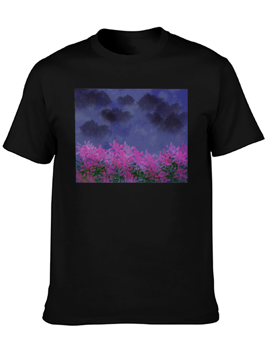 Floral Night Sky T-Shirt