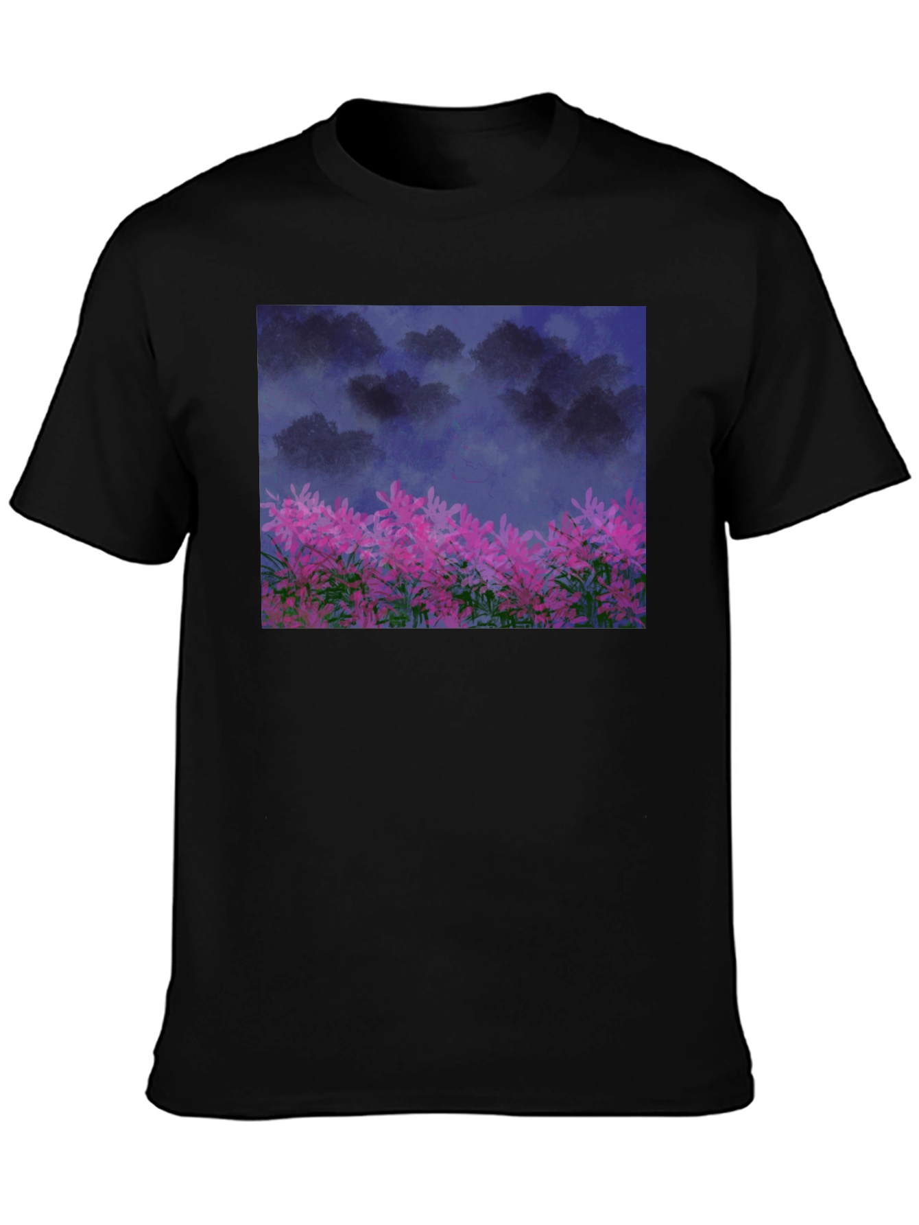 Floral Night Sky T-Shirt