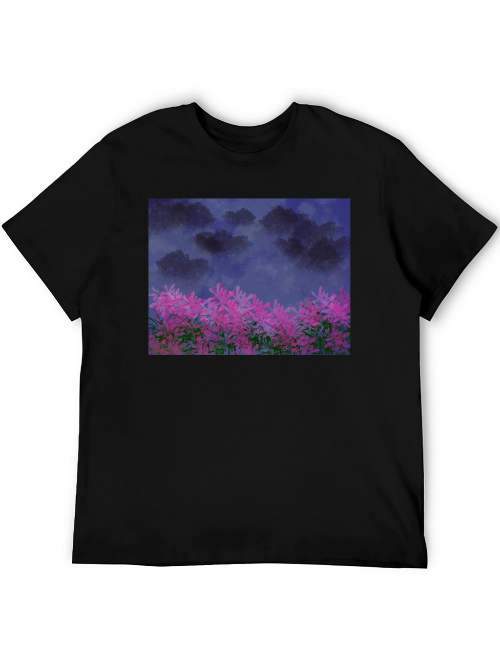 Floral Night Sky T-Shirt