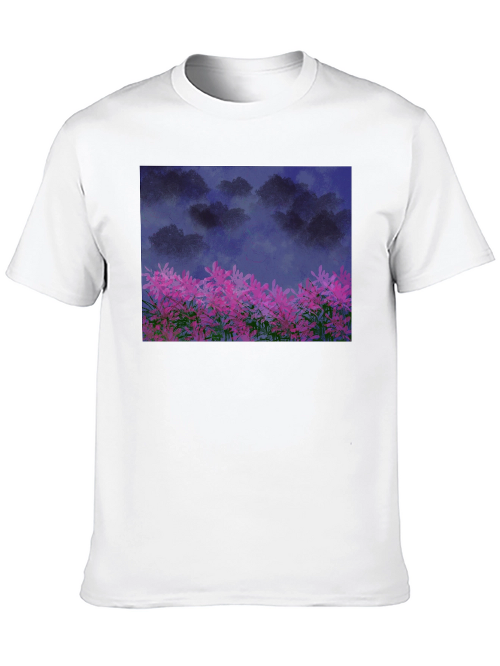 Floral Night Sky T-Shirt