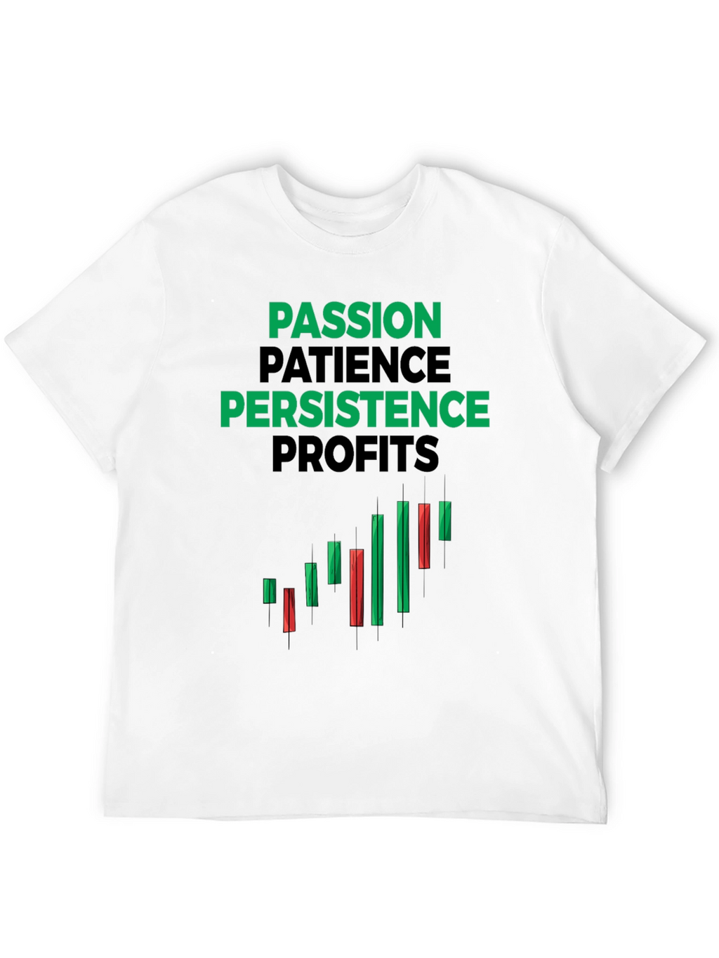 Passion Patience Persistence Profits Black T-Shirt