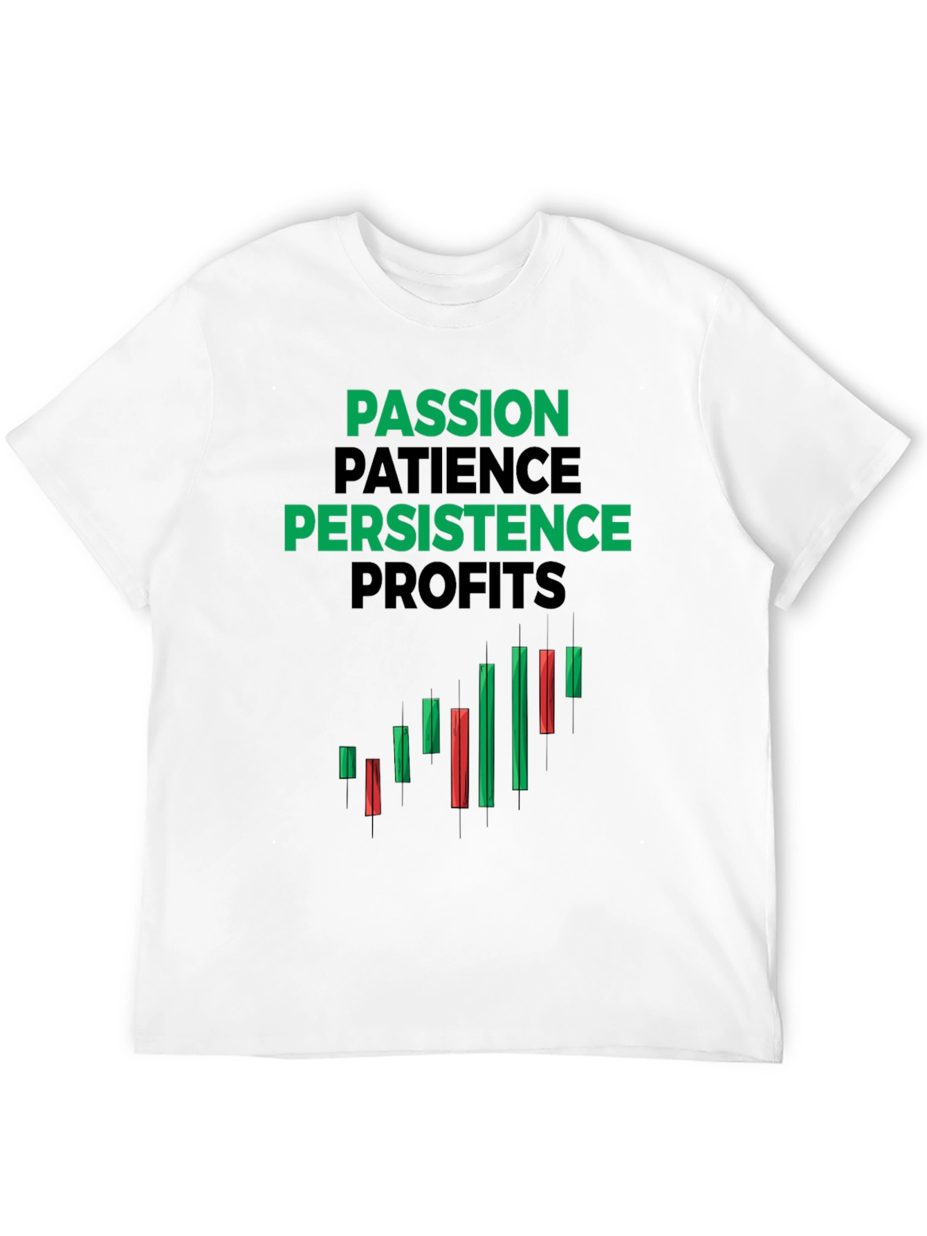 Passion Patience Persistence Profits Black T-Shirt
