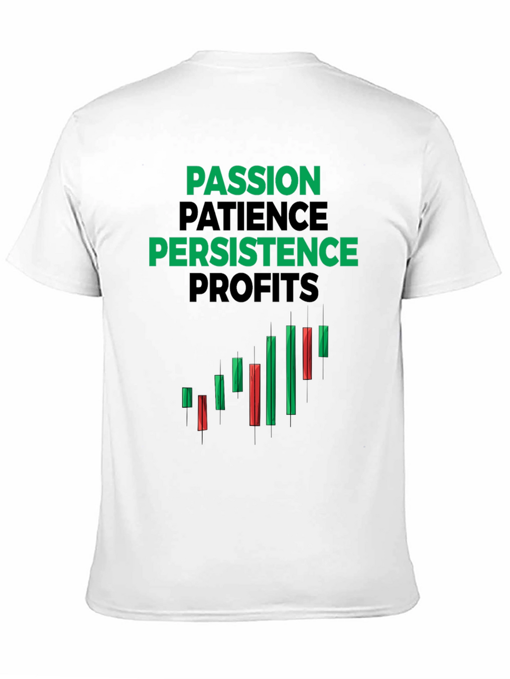 Passion Patience Persistence Profits Black T-Shirt
