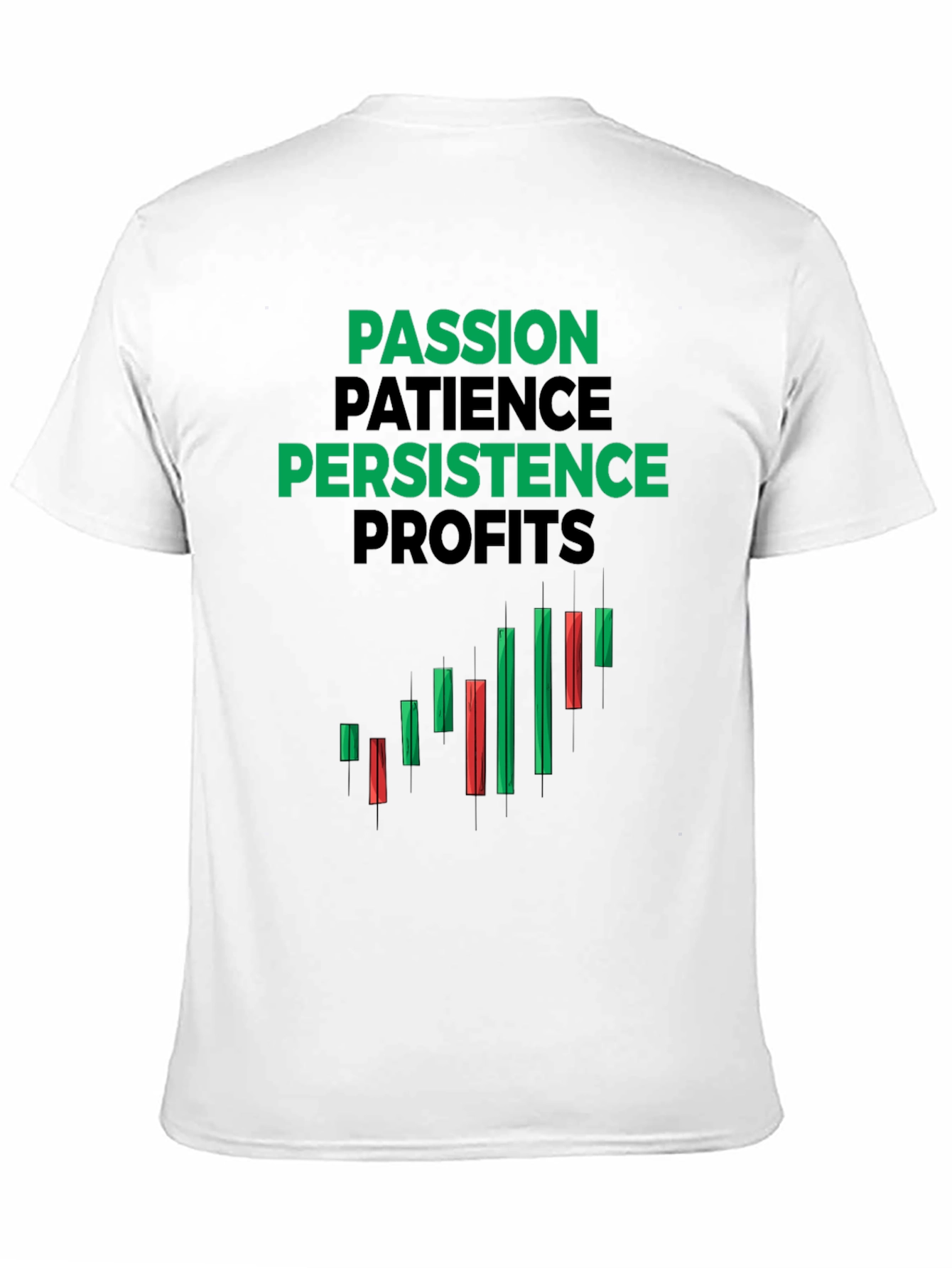 Passion Patience Persistence Profits Black T-Shirt
