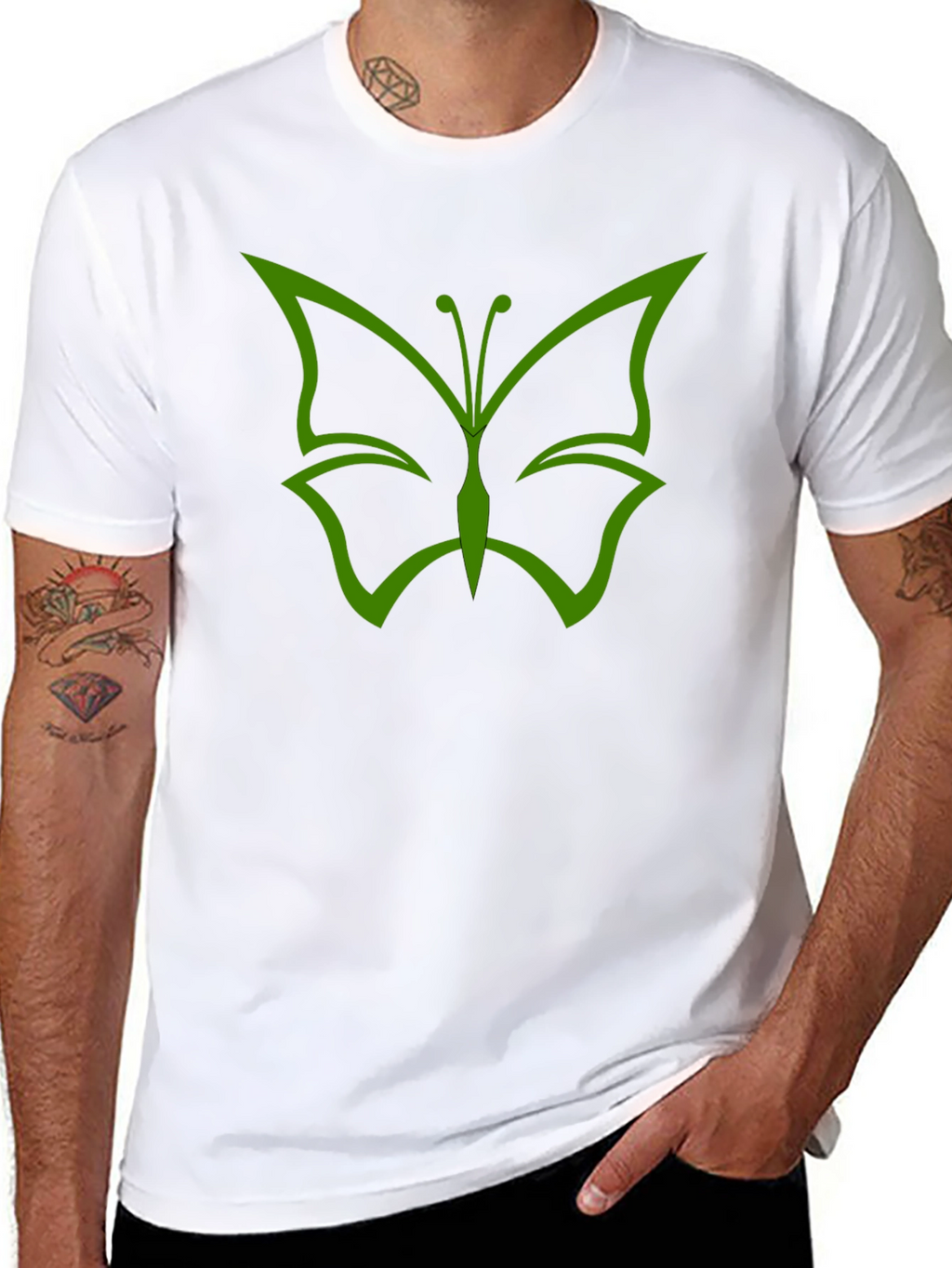 Butterfly Graphic T-Shirt - Stylish Casual Wear