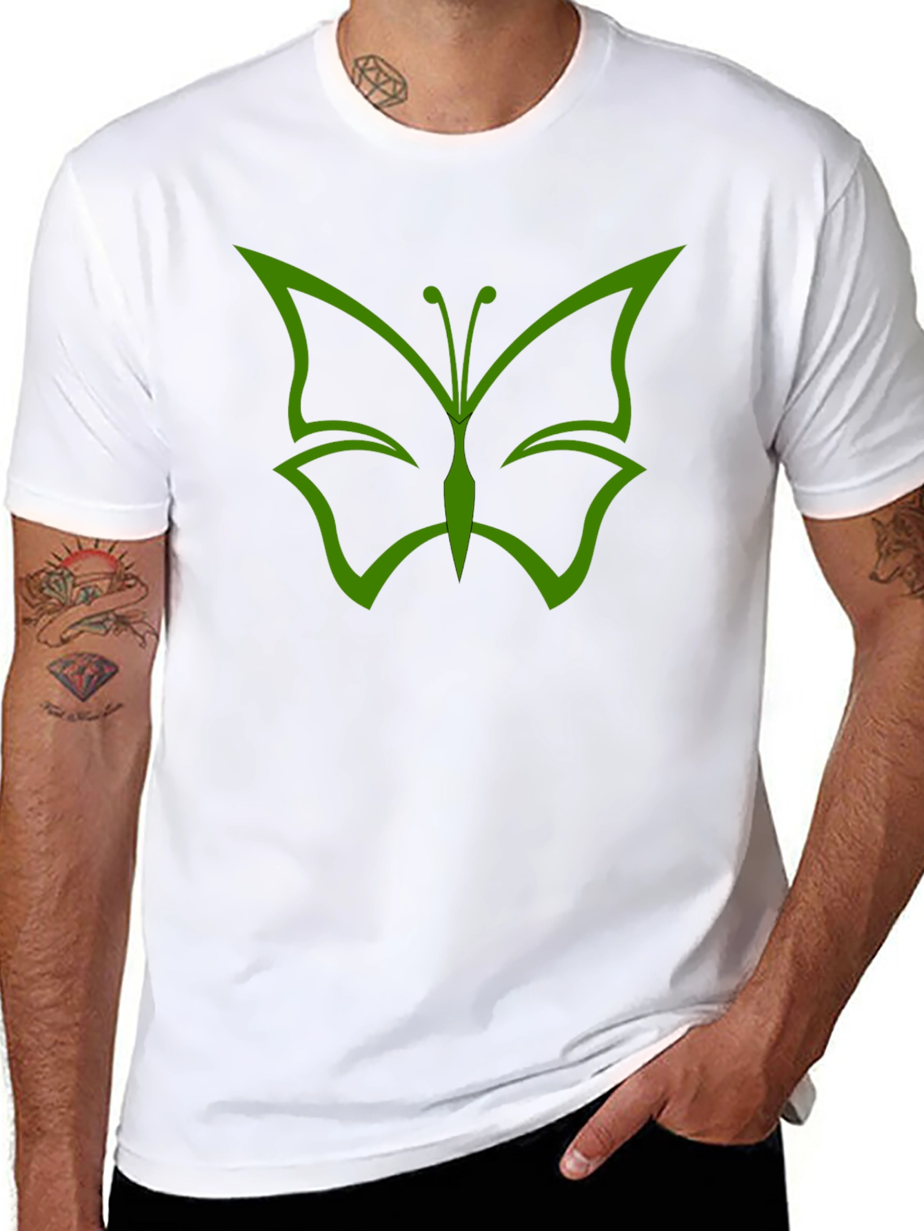 Butterfly Graphic T-Shirt - Stylish Casual Wear