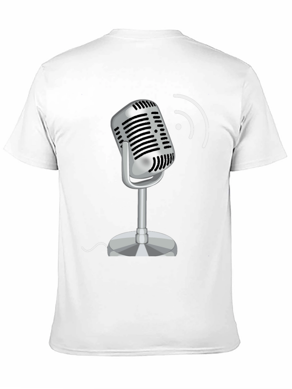 Retro Microphone Graphic T-Shirt