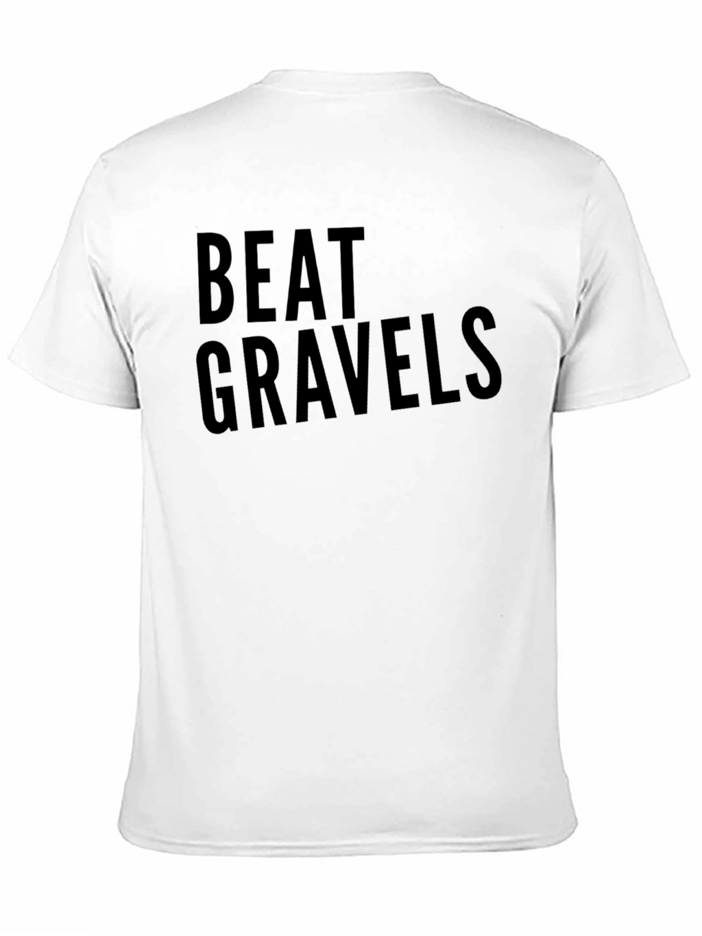 Beat Gravels Graphic Tee - Black Cotton T-Shirt