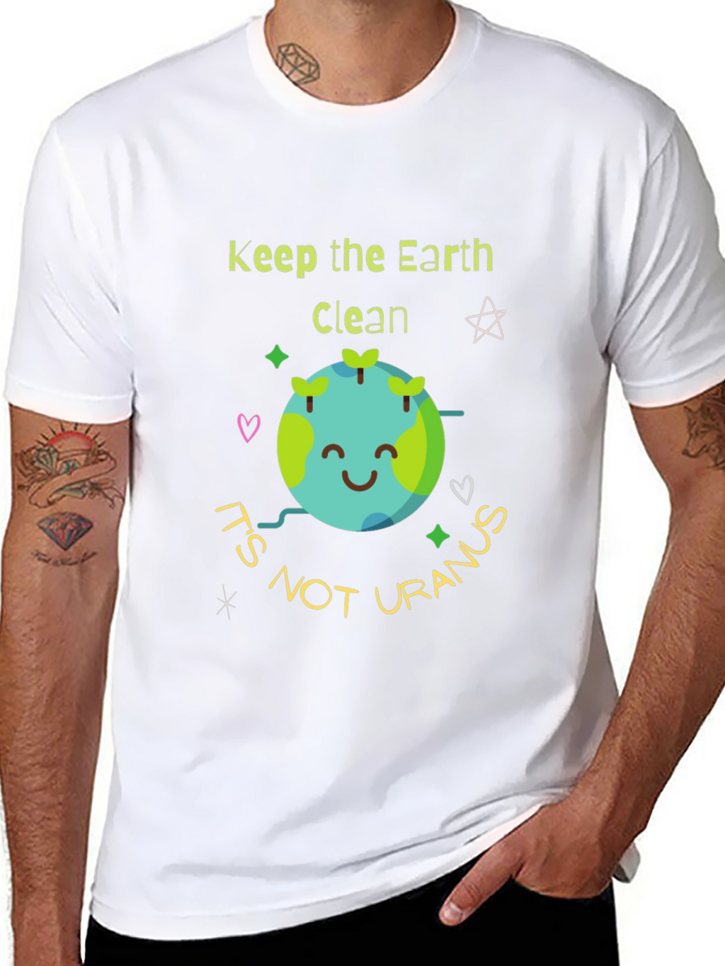 Keep Earth Clean T-Shirt - Eco Friendly Tee