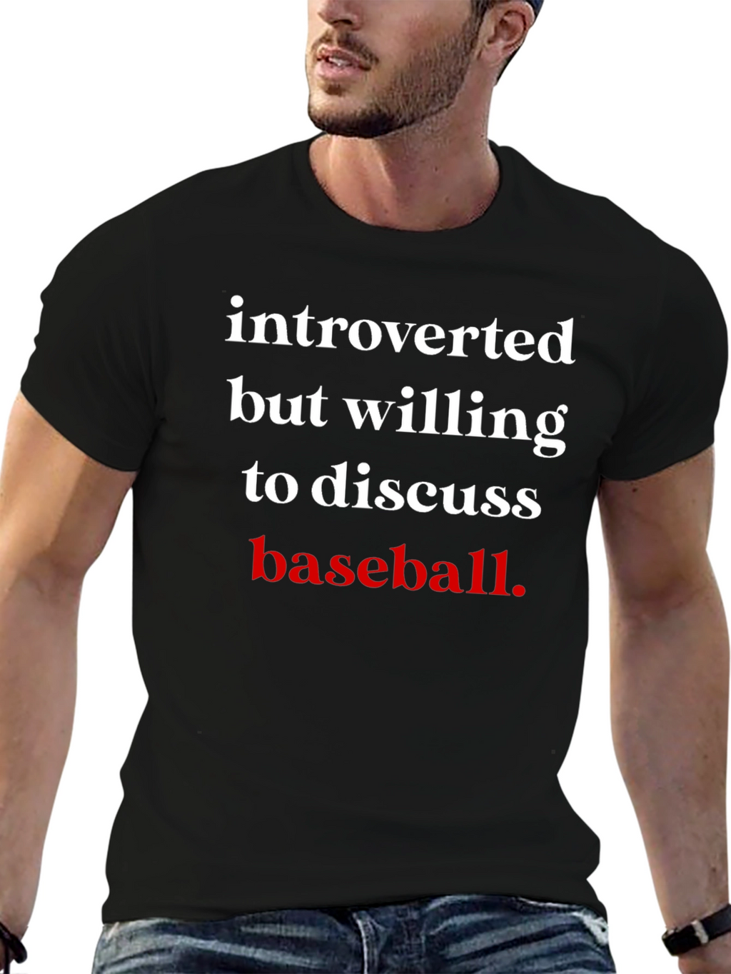Introverted Baseball Fan T-Shirt
