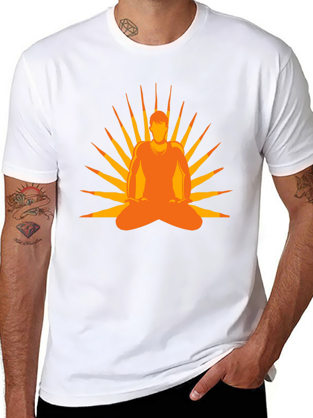 Zen Meditation Graphic T-Shirt