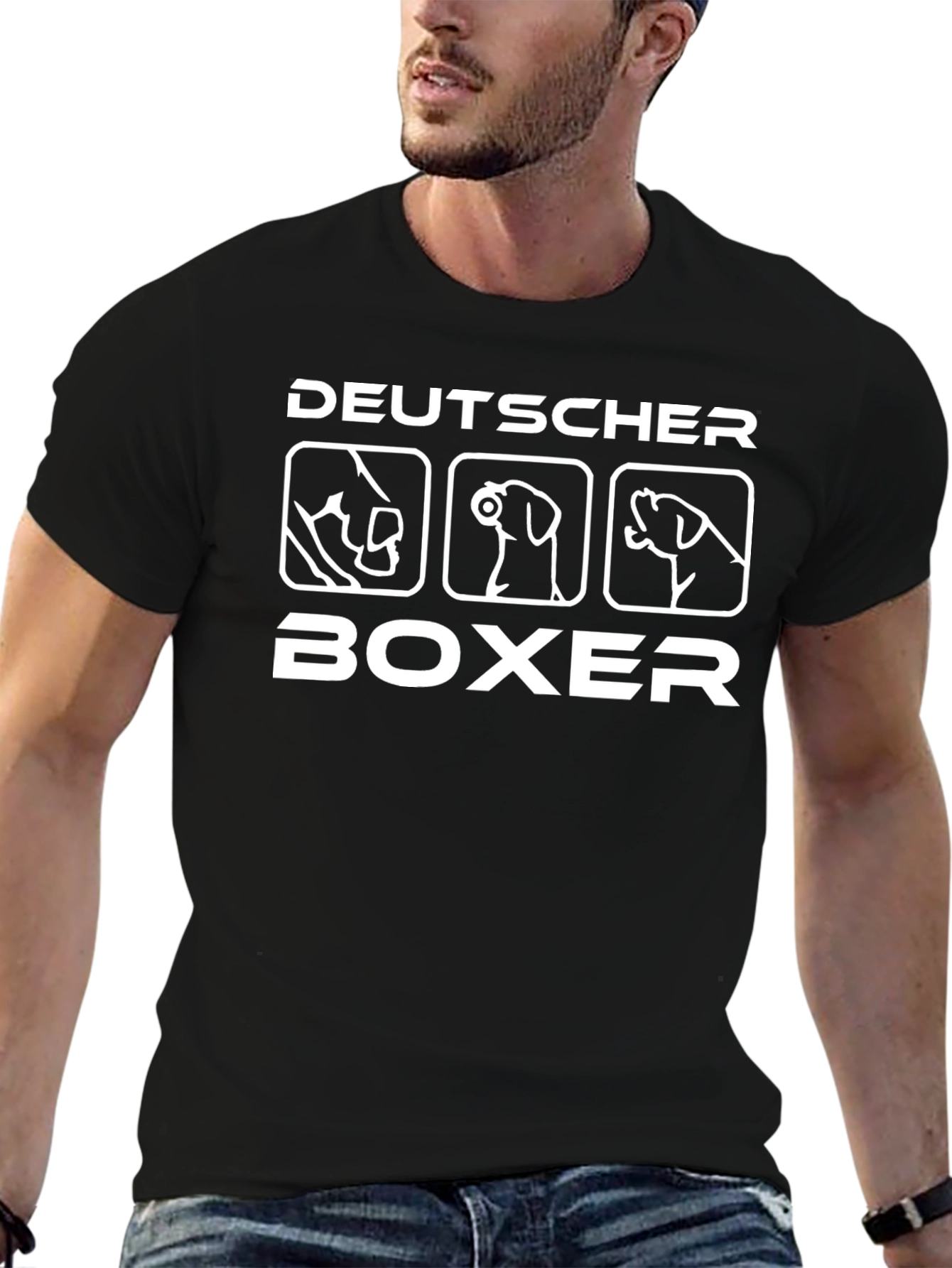 Deutscher Boxer T-Shirt – German Boxer Dog Lover Graphic Tee
