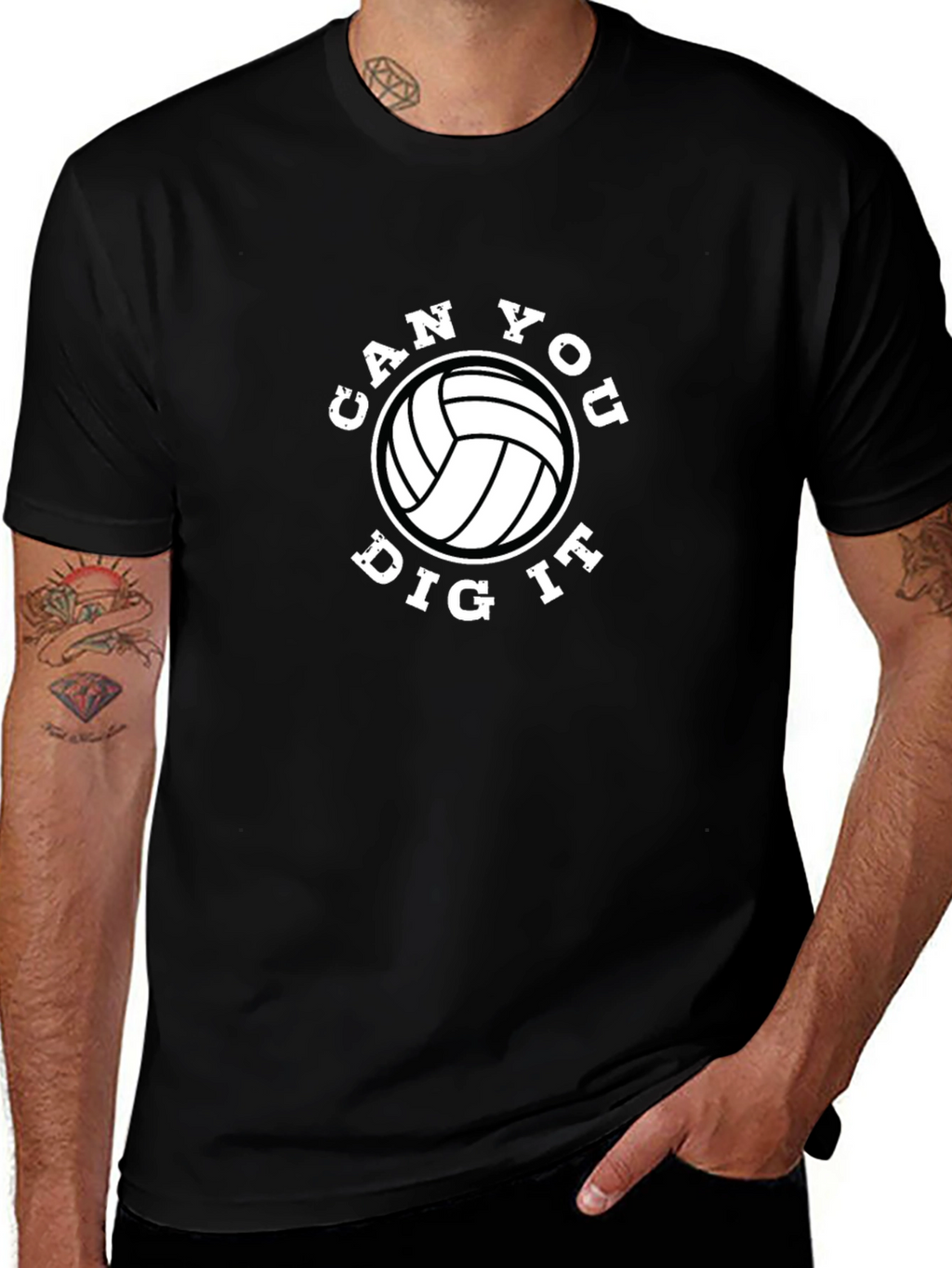 Can You Dig It? Volleyball Graphic T-Shirt