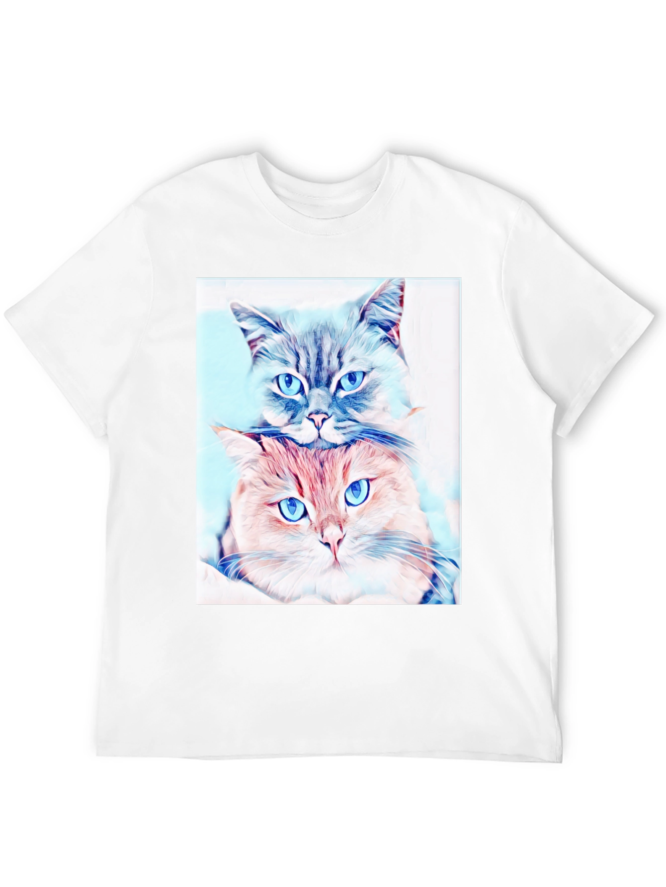 Cute Cats Portrait T-Shirt