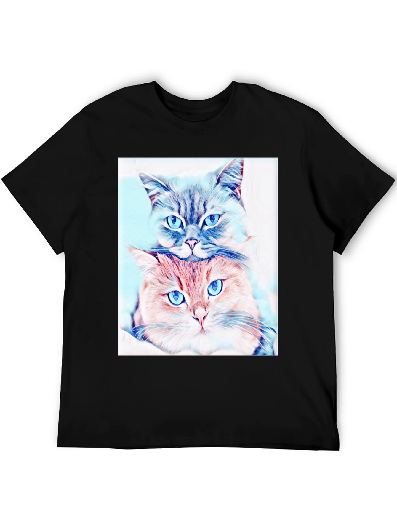Cute Cats Portrait T-Shirt