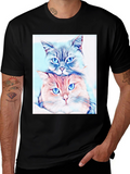 Cute Cats Portrait T-Shirt