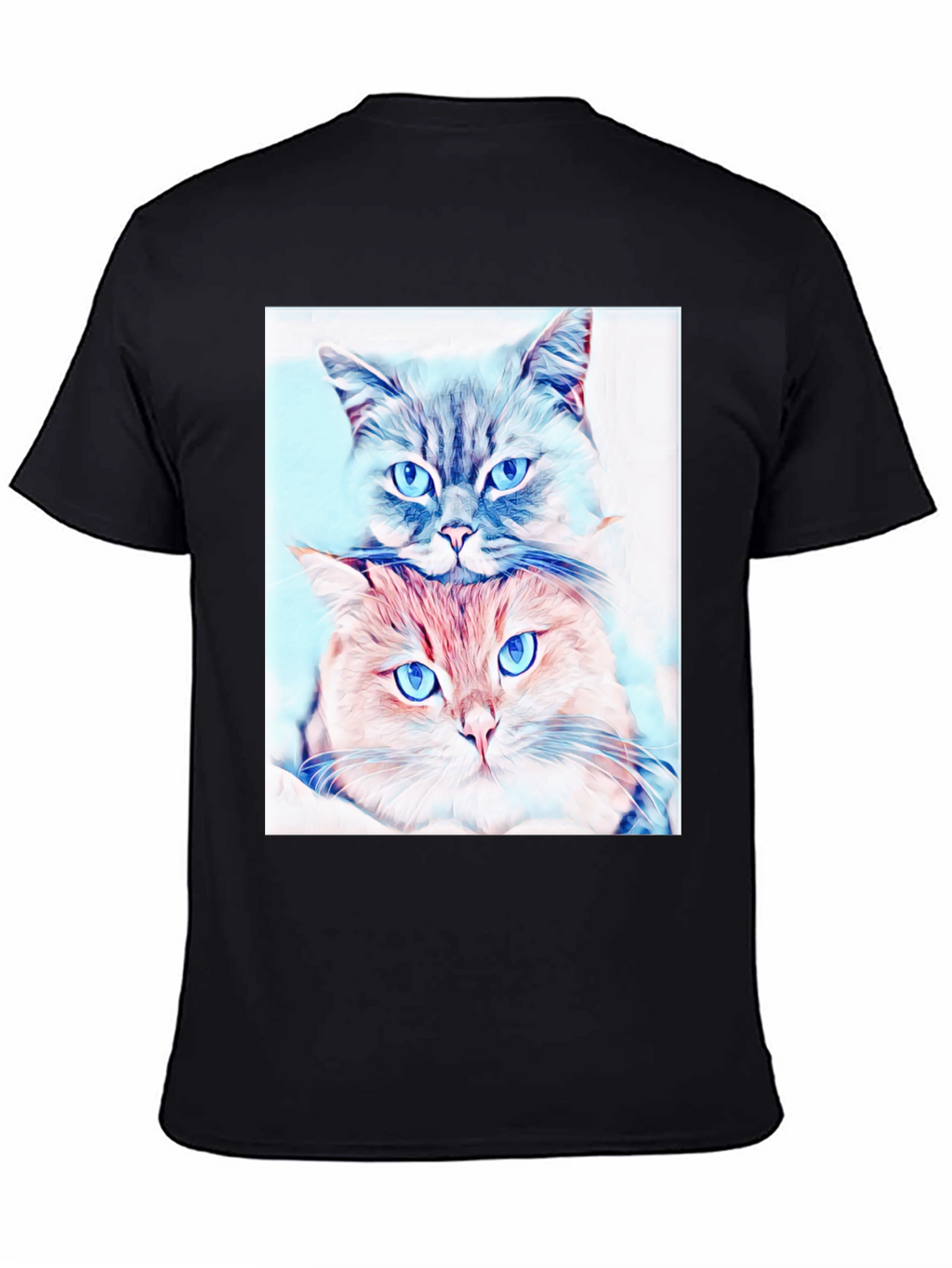 Cute Cats Portrait T-Shirt