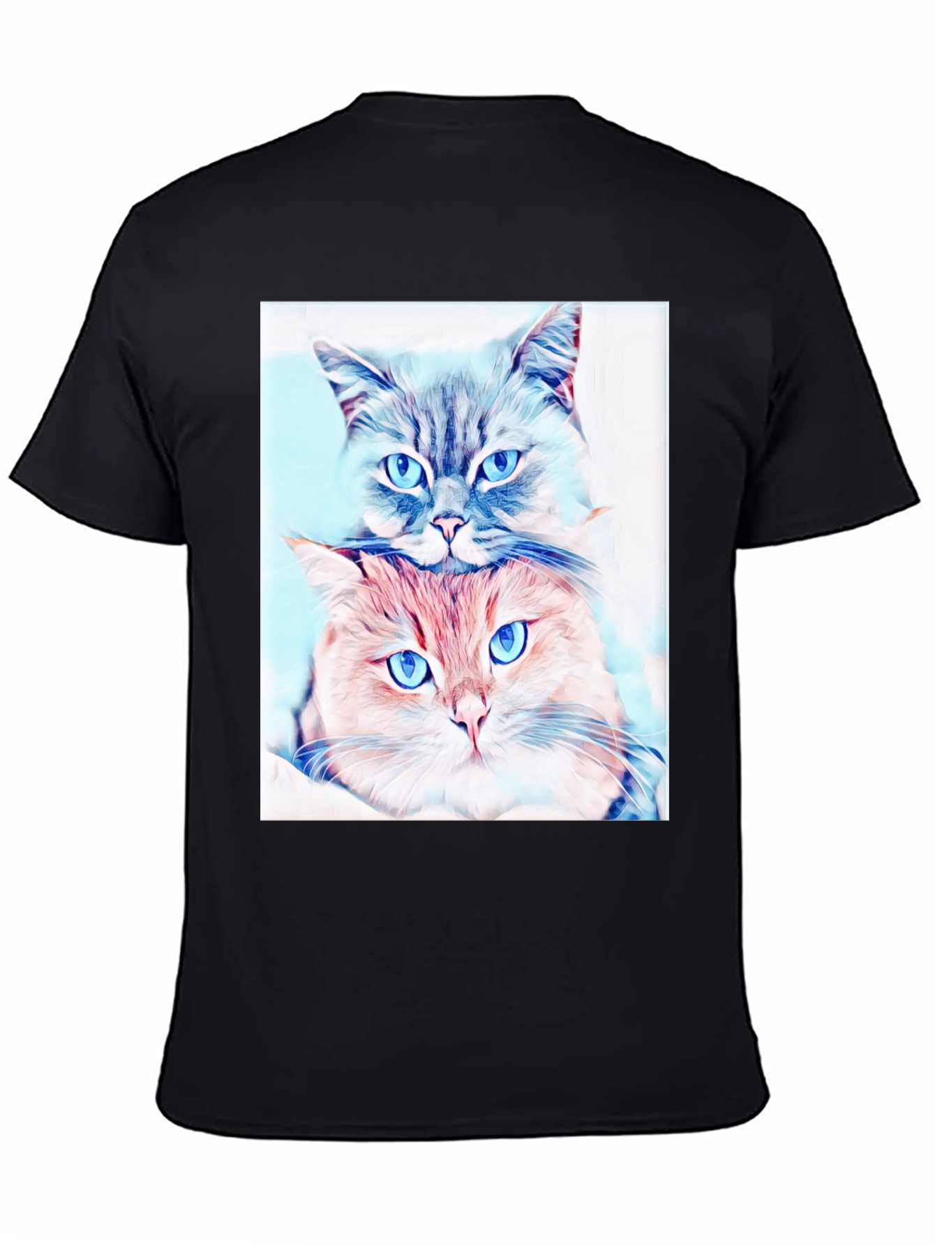 Cute Cats Portrait T-Shirt
