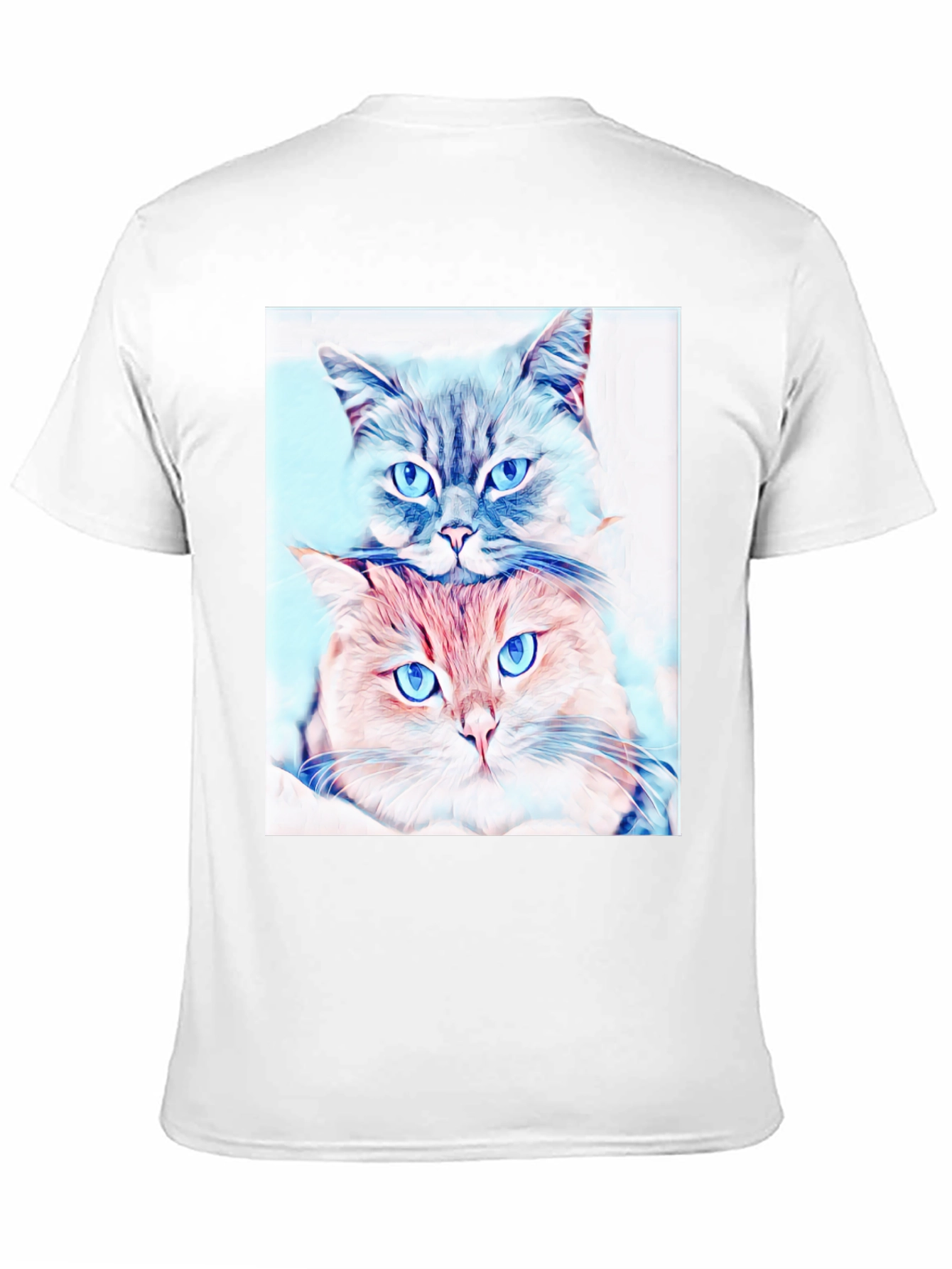 Cute Cats Portrait T-Shirt