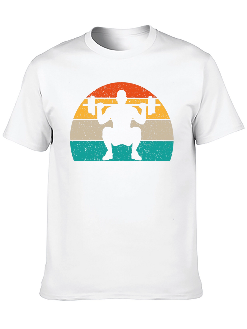 Retro Squat T-Shirt - Black Workout Tee