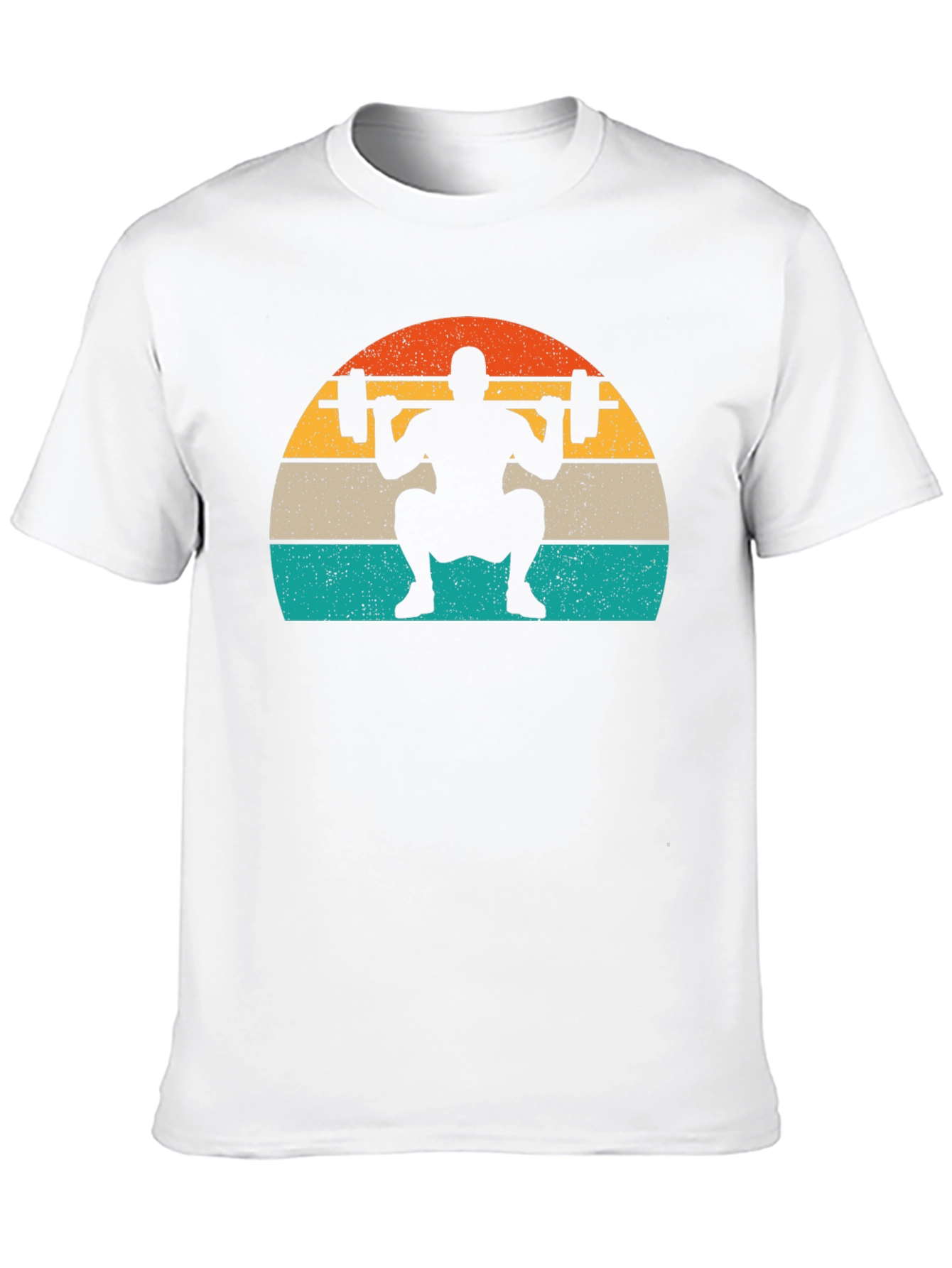 Retro Squat T-Shirt - Black Workout Tee