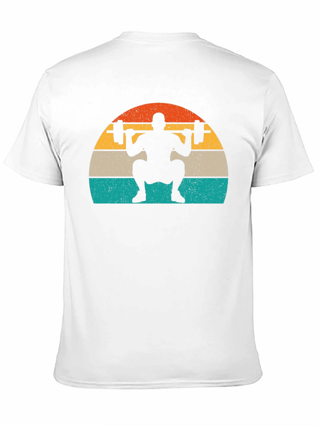 Retro Squat T-Shirt - Black Workout Tee