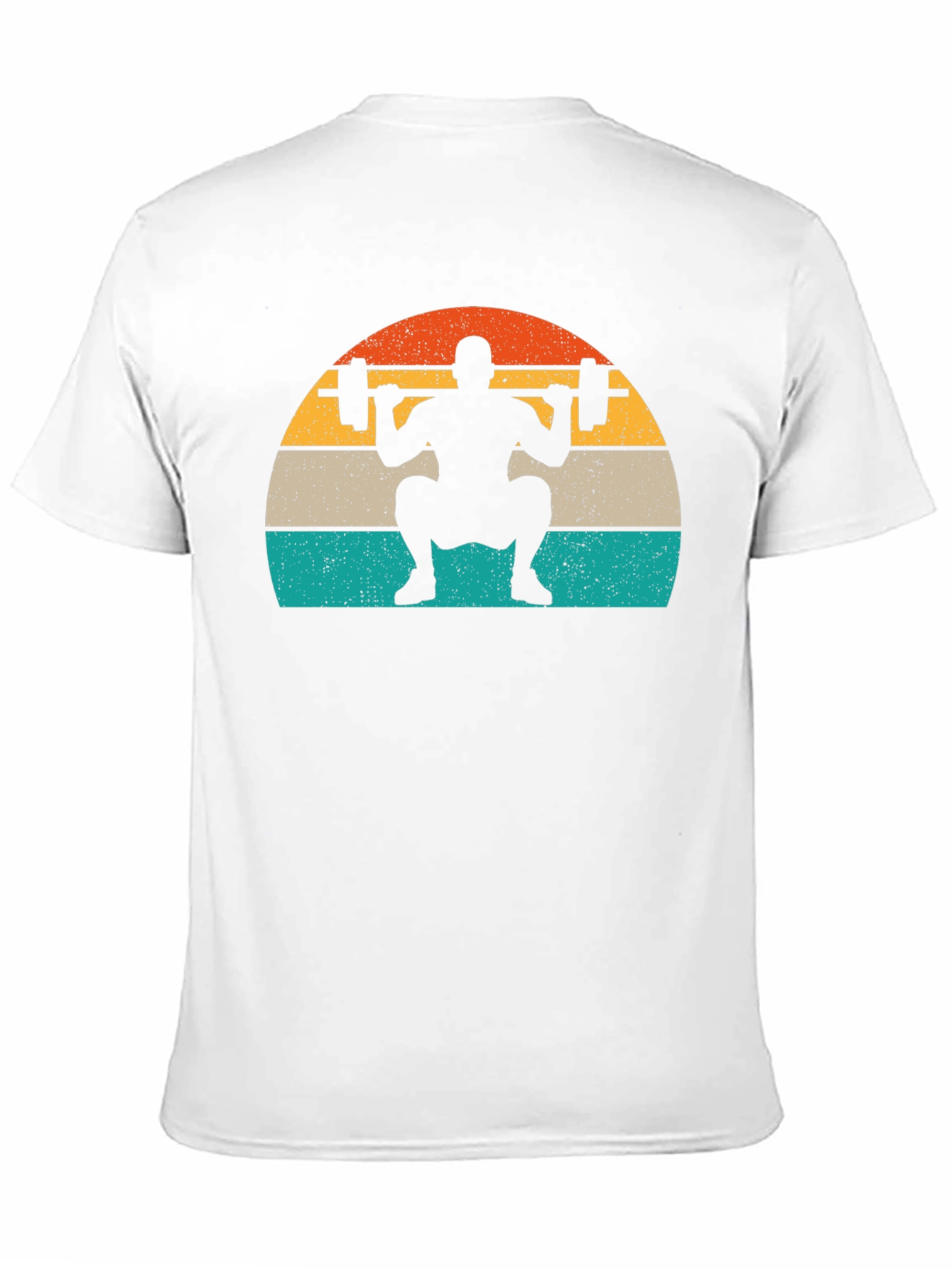 Retro Squat T-Shirt - Black Workout Tee