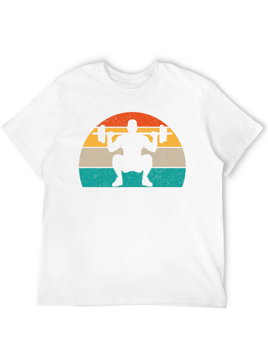 Retro Squat T-Shirt - Black Workout Tee