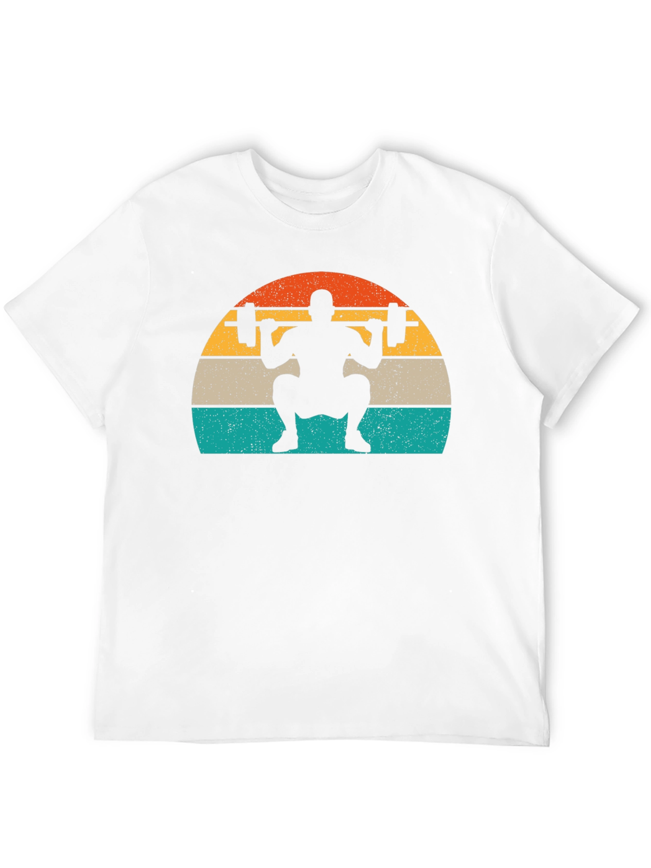 Retro Squat T-Shirt - Black Workout Tee