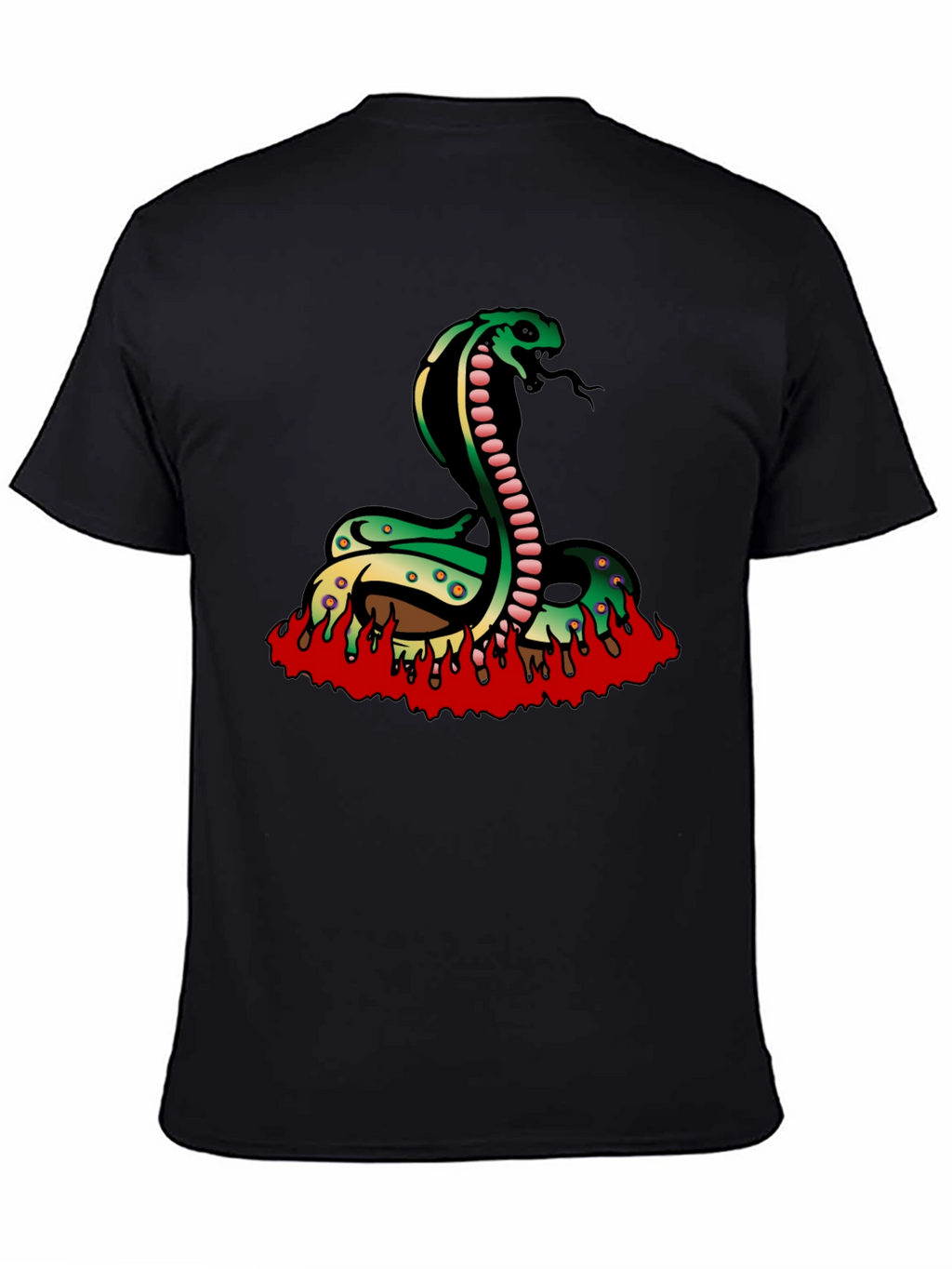 Cobra Snake T-Shirt - Black Graphic Tee